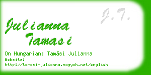 julianna tamasi business card
